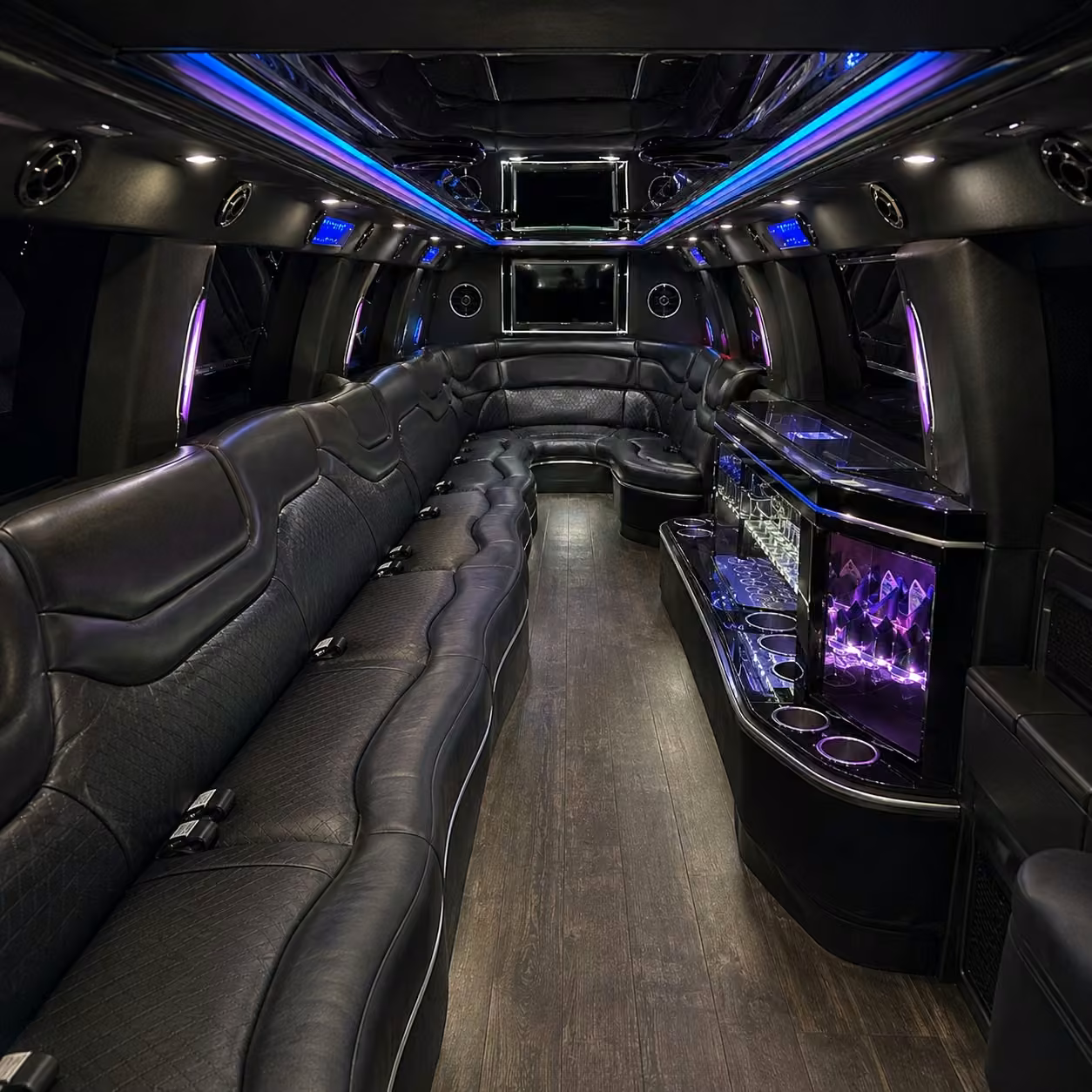 hummer limo interior