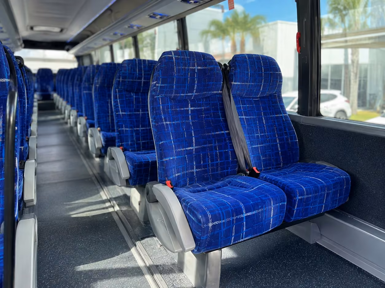 orlando charter bus interior